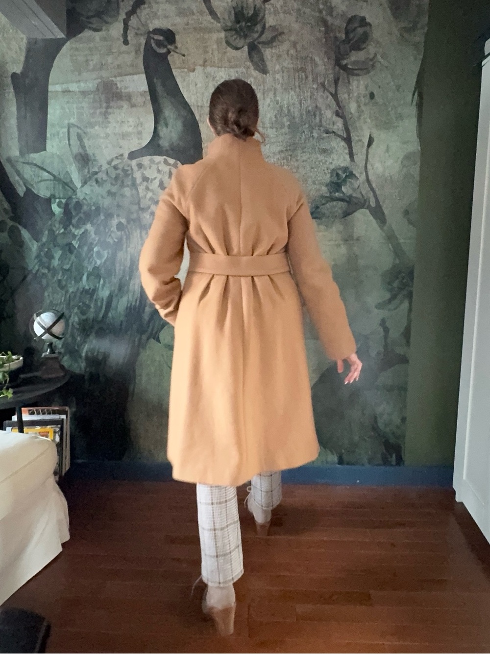 Wilfred Aritzia Wool Winter Coat Brown Camel Rare Cocoon Style